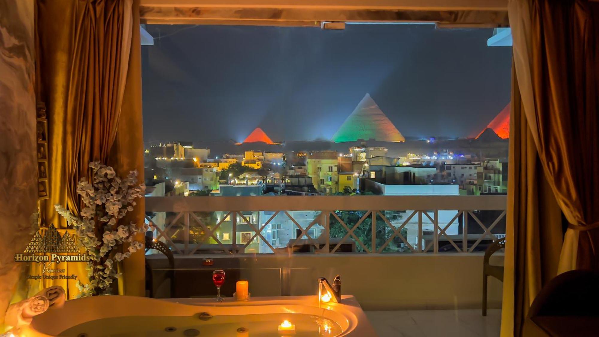Horizon Pyramid View Inn Kafret el-Gabal Esterno foto